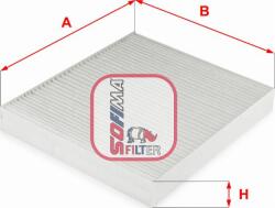 Sofima Filtru habitaclu Sofima S 3294 C - compatibil Chrysler, Nissan, Infiniti, Vw - Sofima-S 3294 C (SOFIMAS3294C)