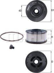 Mahle Filtru combustibil Mahle KX 591D - compatibil Hyundai, Kia - MAHLE-KX 591D (MAHLEKX591D)