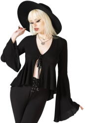 KILLSTAR Bluză cu mânecă lungă pentru femei KILLSTAR - Gemini Twin - Negru - KSRA010148