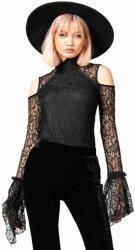 KILLSTAR Tricou femei cu mâneci lungi (top) KILLSTAR - Enigma - Negru - KSRA005114