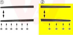 Van Wezel Trim, Protecție, Embleme Dungi decorative, de protectie Van Wezel 4028425 (VANWEZEL4028425)
