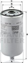 Mann-Filter Filtru combustibil Mann-Filter WDK 725 (MANNFILTERWDK725)