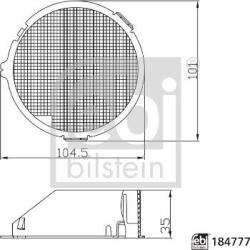 FEBI Bilstein Filtru habitaclu FEBI Bilstein 184777 - compatibil Toyota - FEBI Bilstein (FEBIBILSTEIN184777)
