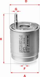 Sofima FILTRU COMBUSTIBIL - compatibil Hyundai. Kia - Sofima-S 4160 NR (SOFIMAS4160NR)