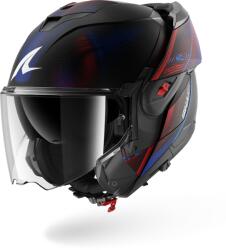 Shark Cască Moto Modulară SHARK OXO SPEED-TECH Mat · Negru Mat / Albastru / Roșu