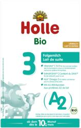 Holle Lapte praf de vaca A2, pentru sugari, +10 luni, Formula 3 bio 400g