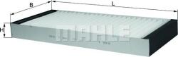 Mahle Filtru habitaclu Mahle LA 67 - compatibil Scania, Neoplan, Man - MAHLE-LA 67 (MAHLELA67)