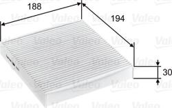 VALEO 715755 - Filtru, aer habitaclu - Filter. cabin air - VALEO-715755 (VALEO715755)