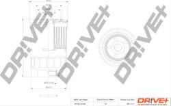 Dr! ve+ Filtru combustibil Dr! ve+ DP1110.13. 0125 - compatibil Peugeot, Mitsubishi, Citroën, Toyota - Dr! ve+ (DRVEDP1110130125)