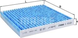 Mahle Filtru habitaclu Mahle LAO 158 - compatibil Mazda, Toyota - MAHLE-LAO 158 (MAHLELAO158)