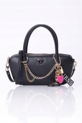 GUESS Fekete kézitáska Davina Guess medálokkal HWBG98 99050 One size (HWBG98 99050 BLACK)
