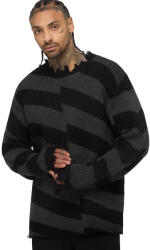 KILLSTAR пуловер унисекс KILLSTAR - ShadowJacquard mark - Black/Dark Grey - KSRA014488