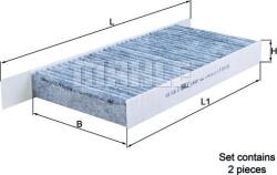 Mahle Filtru habitaclu Mahle LAK 426/S - compatibil Renault - MAHLE-LAK 426/S (MAHLELAK426S)