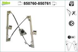 Valeo Actionare electrica geam Valeo 850760 - compatibil Kia (VALEO850760)