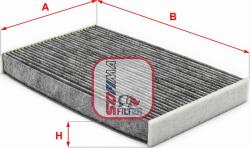 Sofima Filtru habitaclu Sofima S 4319 CA - compatibil Citroën, Opel, Vauxhall - Sofima-S 4319 CA (SOFIMAS4319CA)