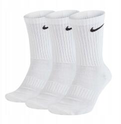 Nike Zokni Nike fehér pamut magas 35-38 3 pár (SX4508-101)