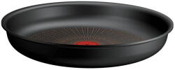 Tefal Tigaie Tefal Ingenio Excellence+, 26 cm, inductie, invelis antiaderent, indicator Thermo-Signal, tehnologie FUSION CORE, aluminiu, negru (3168430388031)