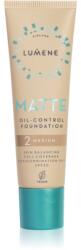 Lumene Matte Oil-Control матиращ фон дьо тен SPF 20 цвят 2 Soft Honey / Medium 30ml