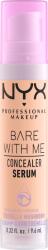 NYX Cosmetics NYX, Professional Makeup Bare With Me hidratáló korrektor és hibajavító szérum, 2.5 Medium Vanilla, 9.6 ml (800897242312)