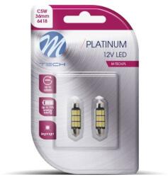 m-tech C5W 36mm 9LED, fehér, 2 db (LB815W)