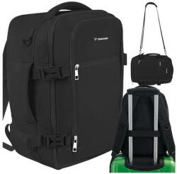 TRIZAND Rucsac de calatorie tip Geanta, 20L, 40x25x20cm, 2 Compartimente, Negru Geanta voiaj