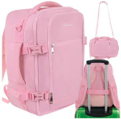 TRIZAND Rucsac de calatorie tip Geanta, 20L, 40x25x20cm, 2 Compartimente, Roz Geanta voiaj