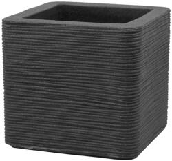 Patio Kubus négyzet alakú kerti kaspó 38.5X38.5X33 cm antracit (5904134021359)