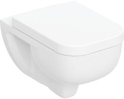 Geberit Selnova Square set vas și capac agăţat fără margine cu spălare turbionară alb lucios 503.154. 00.1 (503154001)