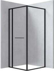 Deante Square cabină de duș 90x90 cm pătrat negru mat/sticlă transparentă KQB_N099P (KQBN099P)