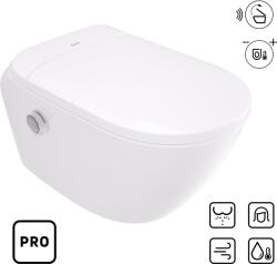 Deante Silia wc cu buton de control agăţat fără margine alb CSID6ZPW (CSID6ZPW)