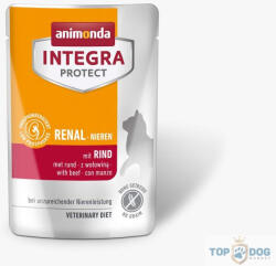 Animonda Integra Protect Adult Renal - nedveseledel (marha ízesítésű, csökkentett fehérje tartalom) veseproblémás macskák részére (85g)