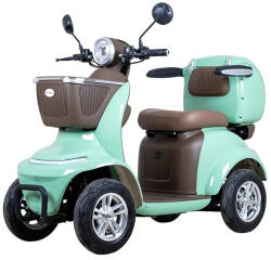W-Tec Négykerekű elektromos moped W-TEC Lubica II, LCD kijelző, 3 sebességi mód, biztonsági riasztó - zöld