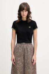 Fred Perry pamut póló - fekete 38 - answear - 29 990 Ft