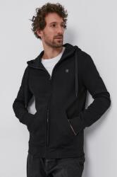 G-Star RAW férfi cipzáras melegítőfelső kapucnival pamuttal Premium core - fekete XXL