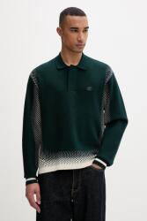 Filling Pieces férfi pulóver viszkózzal Knit Shirt Rugby - zöld XL