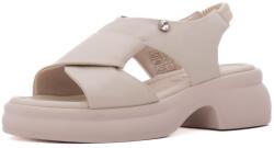 KARISMA Sandale dama din piele naturala, Karisma 9NMA80001B 52-N, crem