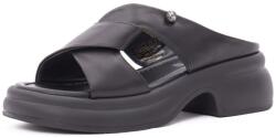 KARISMA Papuci dama din piele naturala, Karisma 9NMA80002A 01-N, negru