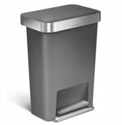 simplehuman Liner Pocket Pedálos kosár 45 l Szürke (CW1386CB)