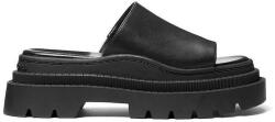 Michael Kors Kendra Leather Platform Slide Sandale Casual Damă Flatforme Din Piele Negre 40R5KEFS1L-001 (40R5KEFS1L-001)