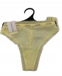 Calvin Klein Női tanga Calvin Klein zöld XL - mikroszálas, csipkés (000QD3763E)