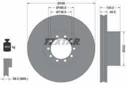 TEXTAR Disc frana TEXTAR 93145500 (93145500) - automobilus