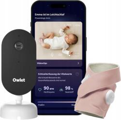 Owlet Dream Duo Elektronikus bébiőr 2K Hd pulzoximéter szett rózsaszín (PSR3NWDIN)