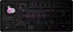 Dark Project Mouse Pad Dark Project Onionite Grafic, XL, 900 x 400 x 4 mm (Negru) (DPMP_ONIPAT_DARK_XL) Mouse pad