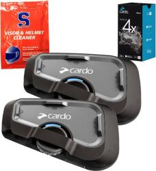 Cardo Pachet dublu interfon Bluetooth pentru motocicliști Cardo Freecom 4X (FRC4X103)