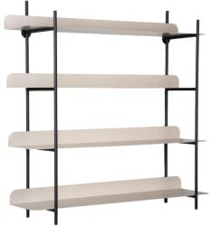 PT LIVING Черен/сив на няколко нива метален стенен рафт 60 cm Reina Cuatro - PT LIVING (PT4389BK)