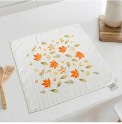  EMI Ősz fehér damaszt terítő 40x40 cm