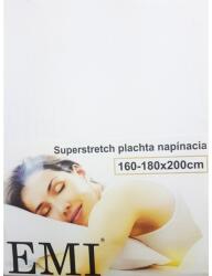  EMI fehér szupersztreccs lepedő, 90x200-as lap