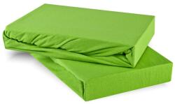  EMI zöld 100% pamutjersey gumis lepedő, 120x200-as lap