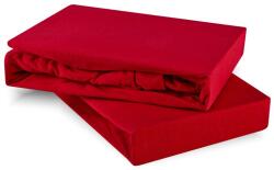  EMI piros 100% pamutjersey gumis lepedő, Gyerek lepedő 70x140