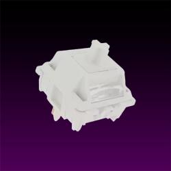 AVAX Gateron Smoothie mechanikus kapcsoló (lineáris, Full POM ház, POM szár, előolajozott, 40±10 gf, 2, 0±0, 6 mm előút, 3 (GATERON_SMOOTHIE_SWITCH10)